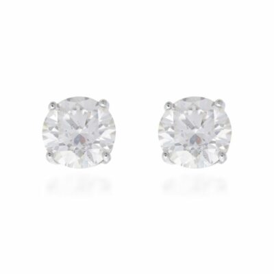 Brinco Ponto De Luz Ruthie 10mm - Moissanite (9,20ct)