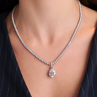 Alternative view of Pingente Luisa - Moissanite