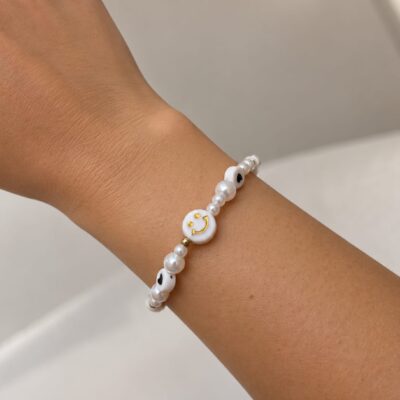 Alternative view of Pulseira Smile Branca