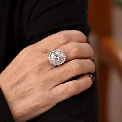 Alternative view of Anel Lucy - Moissanite (18,50ct)