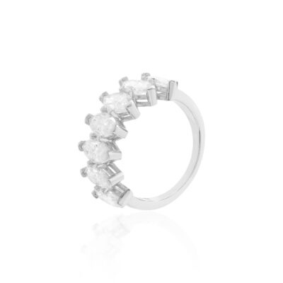 Aliança Valentina - Moissanite (3,71ct)