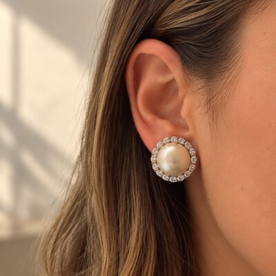 Alternative view of Brinco Erin - Moissanite