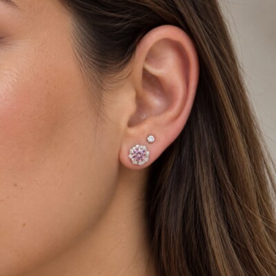 Alternative view of Brinco Luanne - Moissanite
